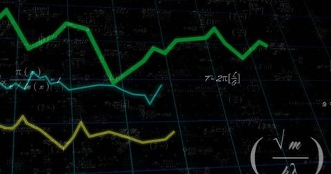 Dynamic Line Graphs on Tech Grid with Scientific Diagrams