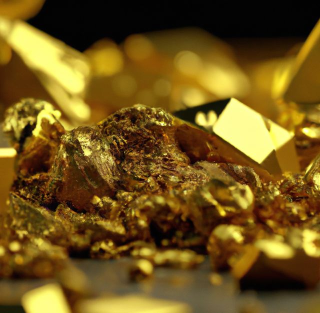 Image of close up of gold particles background with copy space - Download Free Stock Photos Pikwizard.com