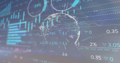 Global Financial Data and Digital Connectivity - Download Free Stock Images Pikwizard.com