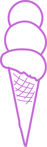 line art ice cream cone vector with transparent background - Download Free Stock Videos Pikwizard.com