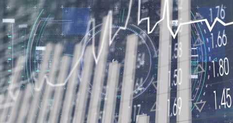 Digital Financial Data and Analytics Interface Virtual Display