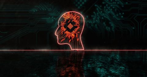 Futuristic AI Brain with Digital Connection - Download Free Stock Images Pikwizard.com