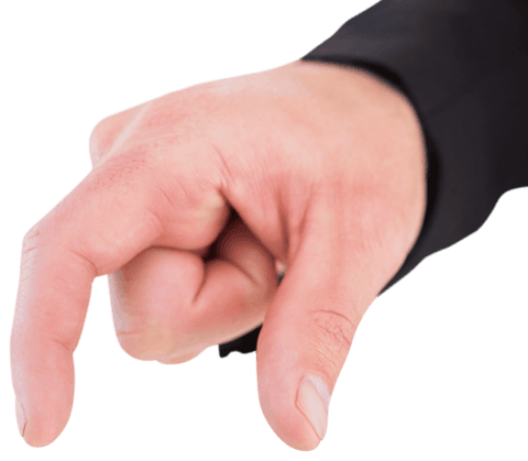 Man's Hand Gesturing on Transparent Background Isolation - Download Free Stock Videos Pikwizard.com