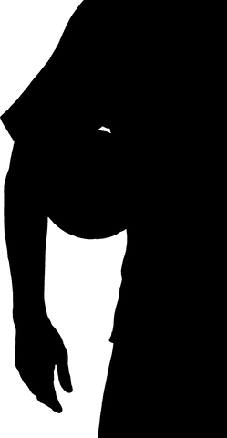 Transparent Soccer Player Silhouette with Ball