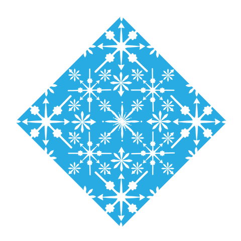 delicate transparent blue snowflake intricate pattern - Download Free Stock Videos Pikwizard.com