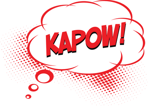 comic kapow speech bubble with halftone retro style transparent - Download Free Stock Videos Pikwizard.com