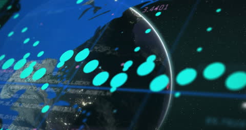 Global Data Visualization with Digital Map Overlay