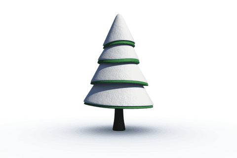 Minimalist Christmas Tree on Transparent Background - Download Free Stock Videos Pikwizard.com