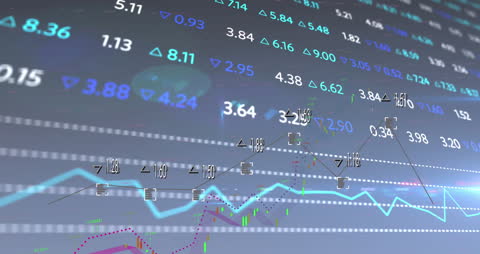 Financial Data Visualizations on Digital Display