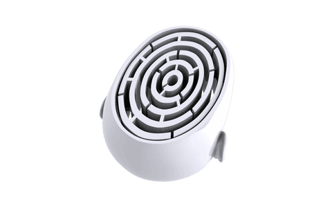 transparent circular labyrinth inside head on white - Download Free Stock Videos Pikwizard.com