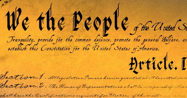 Animated United States Constitution on Parchment Background - Download Free Stock Images Pikwizard.com