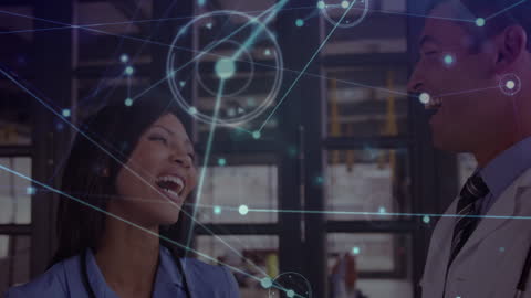 Diverse Doctors Using Technology in Healthcare Collaboration