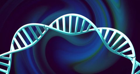 DNA Strand Spinning with Glowing Energy Trails - Download Free Stock Images Pikwizard.com