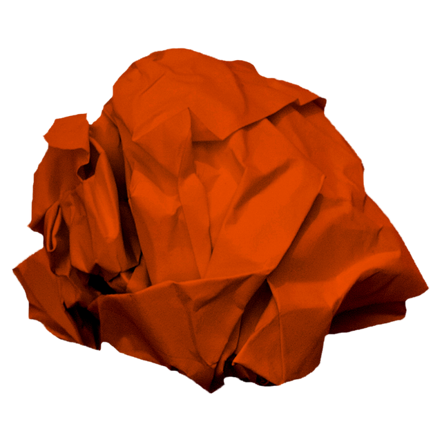 Red Crumpled Paper Ball on Transparent Background - Download Free Stock Videos Pikwizard.com