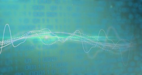 Binary Code Overlaid on Emerging Data Waves - Download Free Stock Images Pikwizard.com