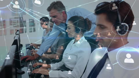 Manager Guiding Call Center Agents in Networking Environment