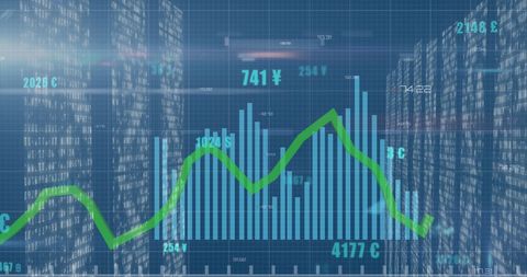 Digital Financial Data and Multicurrency Exchange Charts - Download Free Stock Images Pikwizard.com