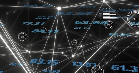 digital network and data computing visualization - Download Free Stock Images Pikwizard.com