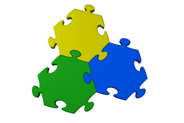 Colorful Puzzle Pieces on Transparent Background Vector - Download Free Stock Videos Pikwizard.com