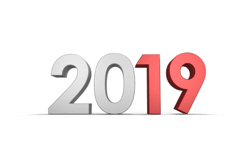 Digital 2019 Number 3D Illustration on Transparent Background - Download Free Stock Videos Pikwizard.com