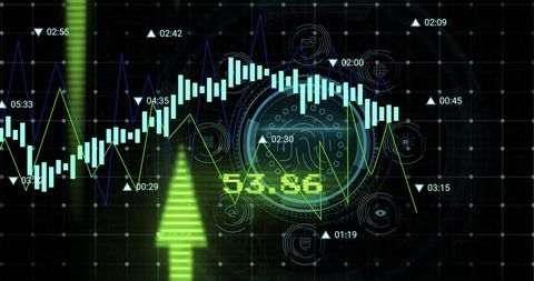 Futuristic Global Business Data with Digital Interface - Download Free Stock Images Pikwizard.com