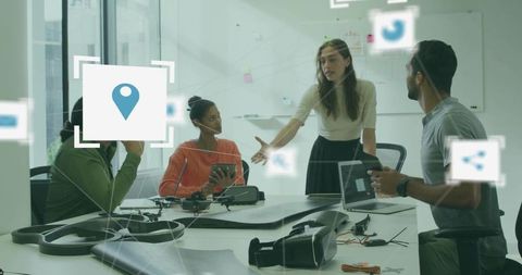 Innovative Designers Collaborating on Drone and VR Prototypes