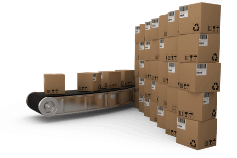 transparent conveyor with cardboard boxes for distribution concept - Download Free Stock Videos Pikwizard.com