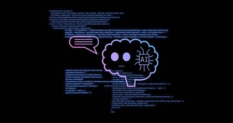 AI Data Processing with Chatbot on Digital Interface - Download Free Stock Images Pikwizard.com
