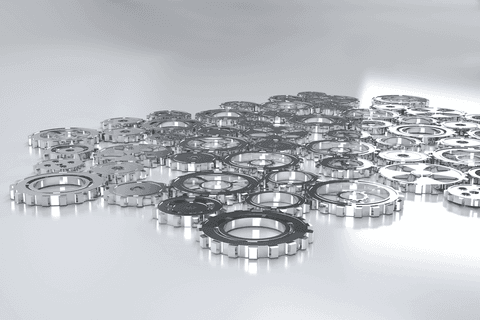 transparent silver cogs on vector, industry concept - Download Free Stock Videos Pikwizard.com