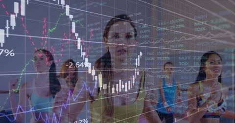 Dynamic Group Workout with Financial Data Overlay