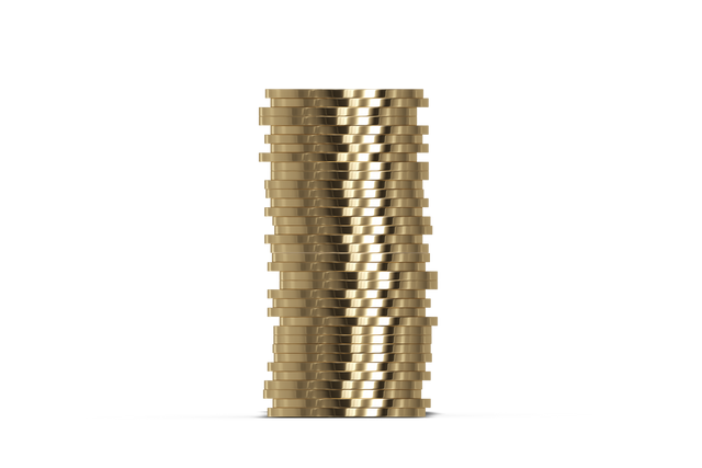 Transparent Stack of 3D Golden Coins - Download Free Stock Videos Pikwizard.com