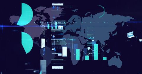 Global Business Analytics and Data Mapping Concept - Download Free Stock Images Pikwizard.com