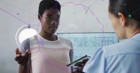 Patient Consulting with Nurse Using Augmented Reality Data Visualization in Modern Clinic