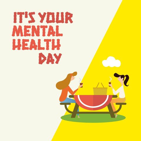 Women Enjoying Picnic for Mental Health Awareness - Download Free Stock Templates Pikwizard.com