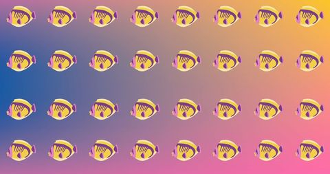 colorful fish pattern on gradient background - Download Free Stock Images Pikwizard.com