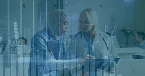 Innovative Medicine: Female Doctors Analyzing Data Together - Download Free Stock Images Pikwizard.com