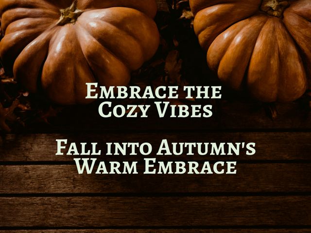 Autumn Template with Pumpkins for Harvest and Thanksgiving Events - Download Free Stock Videos Pikwizard.com