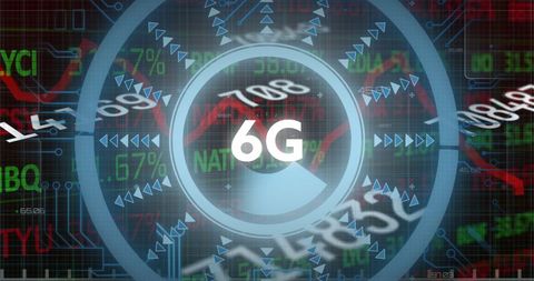 Digital 6G Technology and Global Financial Data Interface - Download Free Stock Images Pikwizard.com