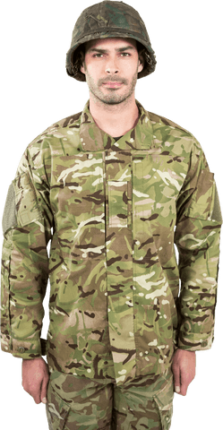 transparent portrait of confident soldier in camouflage - Download Free Stock Videos Pikwizard.com