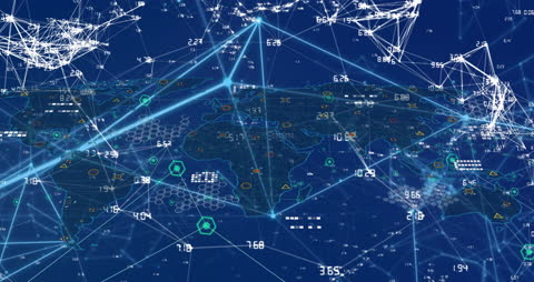 Global Network Visualization with Digital Data Streams