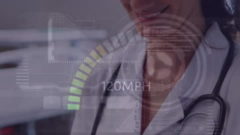 Doctor Utilizing Digital Tablet for Modern Healthcare Solutions