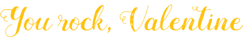 Romantic Transparent Text: You Rock Valentine in Gold - Download Free Stock Videos Pikwizard.com