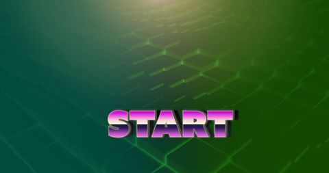 futuristic start text on geometric green galaxy background - Download Free Stock Images Pikwizard.com
