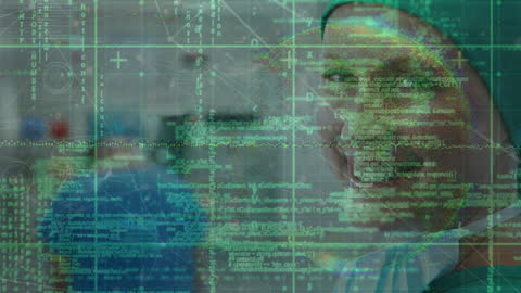 Global Medical Technology and Data Network Concept