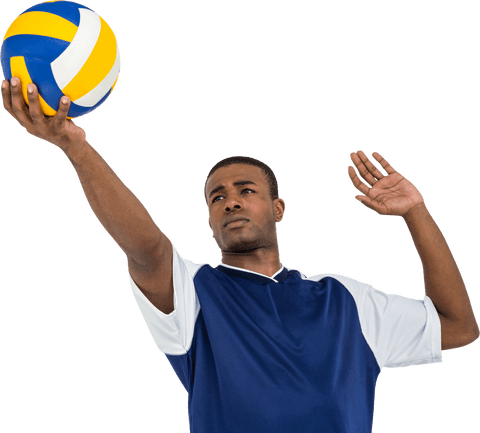 transparent volleyball player reaching to serve ball in game action - Download Free Stock Videos Pikwizard.com