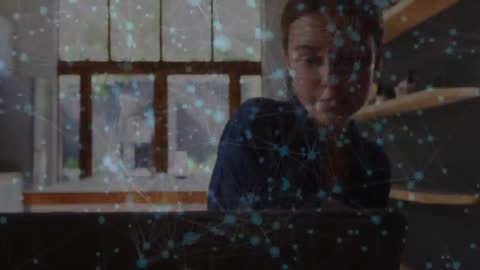 Technology-Driven Workspace with Network Connection Overlay