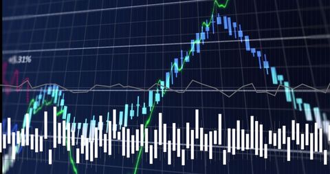 Dynamic Data Visualization and Financial Growth Curves - Download Free Stock Images Pikwizard.com