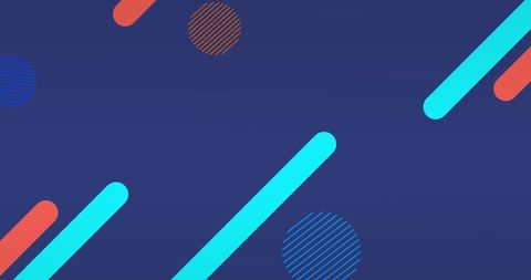 Abstract Geometric Shapes on Blue Background for Digital Use - Download Free Stock Images Pikwizard.com