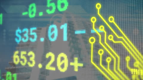 Futuristic Digital DNA Strand with Network Connections