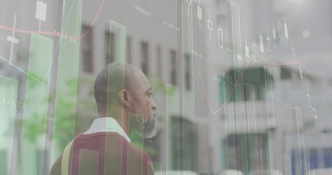 Businessman Analyzing Digital Financial Data Overlay - Download Free Stock Images Pikwizard.com